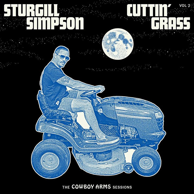 Cuttin' Grass - Vol.2 (Cowboy Arms Sessions) - Opaque Blue & White Swirl vinyl 