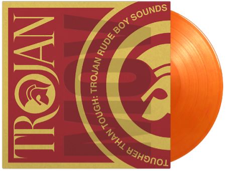 TOUGHER THAN TOUGH - TROJAN RUDE BOY SOUNDS (ORANGE COLOURED VINYL)