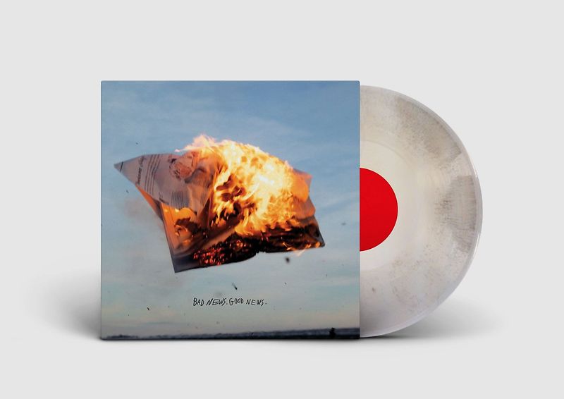 BADNEWSGOODNEWS - ltd clear vinyl with ashes