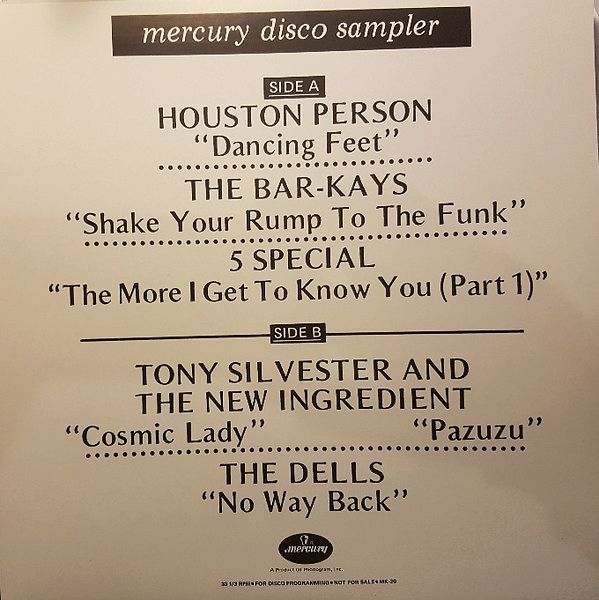 Mercury Disco Sampler