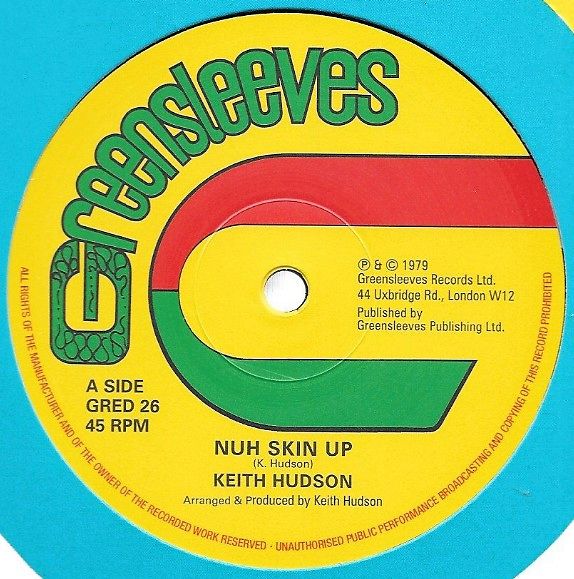 Nuh Skin Up Felt We Felt The Strain Keith Hudson 12 Music Mania Records Ghent