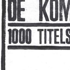 1000 Duizend Titels LP+CD by De Kommeniste 1000 Duizend Titels LP+CD by De Kommeniste