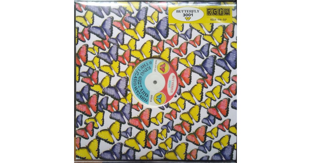 Butterfly 3001 King Gizzard And The Lizard Wizard 2 X Lp Music