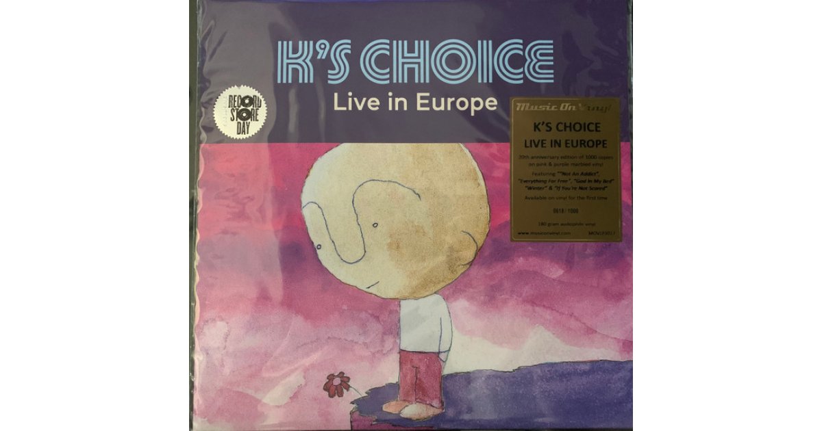 Live In Europe K s Choice LP Music Mania Records Ghent