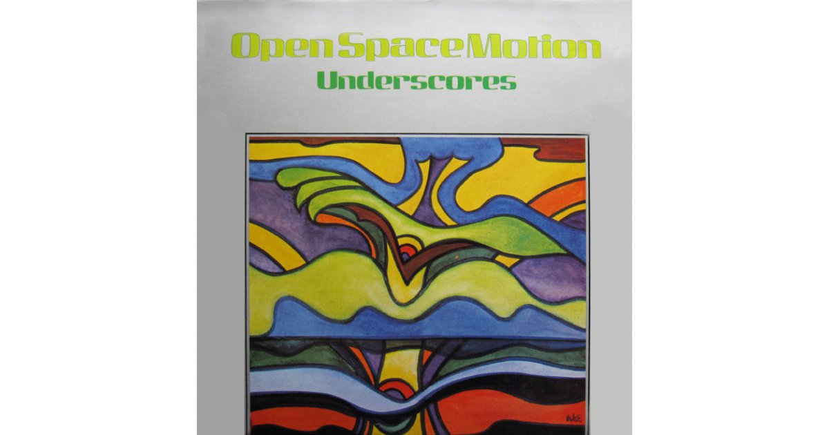 Open Space Motion: Underscores by Klaus Weiss