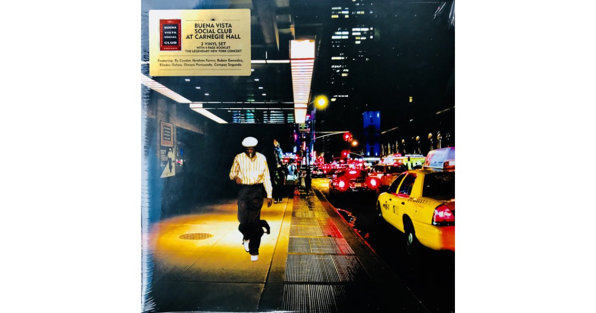 At Carnegie Hall, Buena Vista Social Club – 2 x LP – Music Mania Records –  Ghent