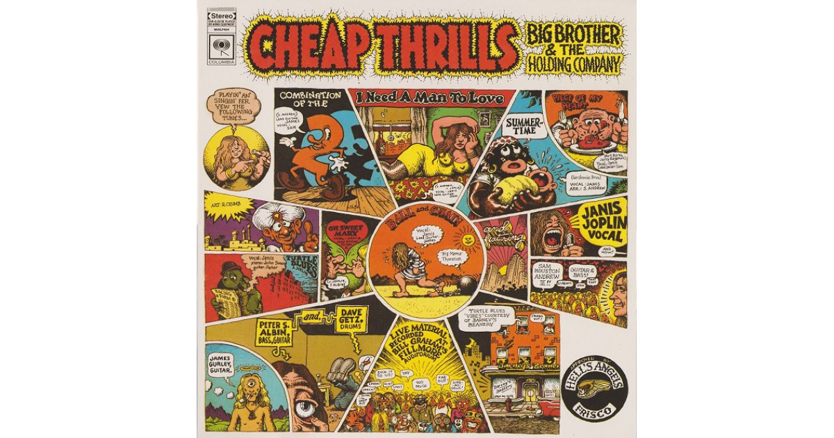 Cheap Thrills, Big Brother & The Holding Company LP Music Mania