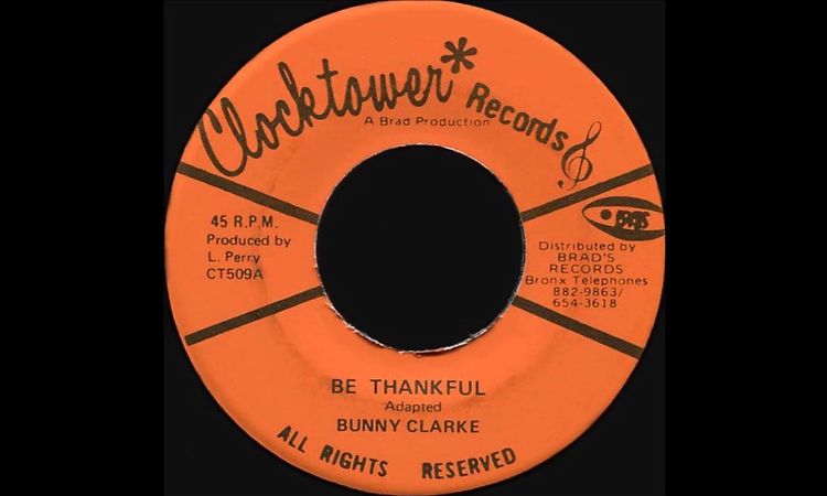 Bunny Clarke ‎- Be Thankful