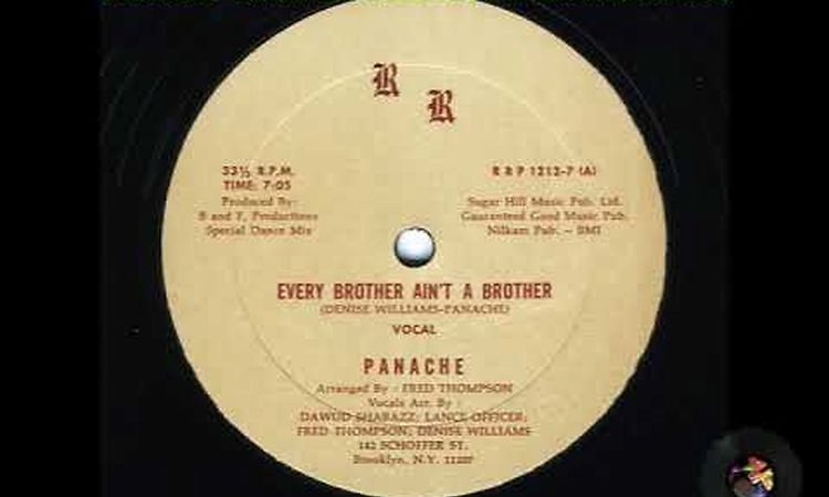 Panaché - Every Brother Ain't A Brother (1982)