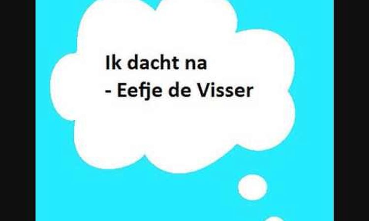 Ik dacht na - Eefje de Visser