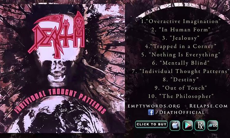 DEATH -'Individual Thought Patterns'  Reissue (Full Album Stream)