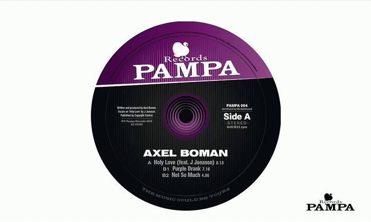 Axel Boman - Not So Much (PAMPA004)