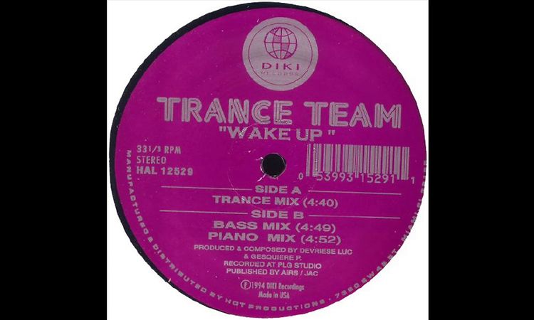 Trance Team - Wake Up (Trance Mix) (1994)