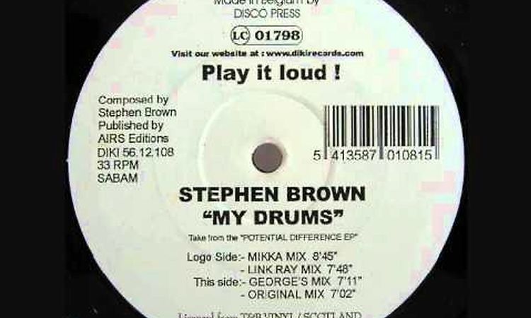 stephen brown - my drums (mikka remix)