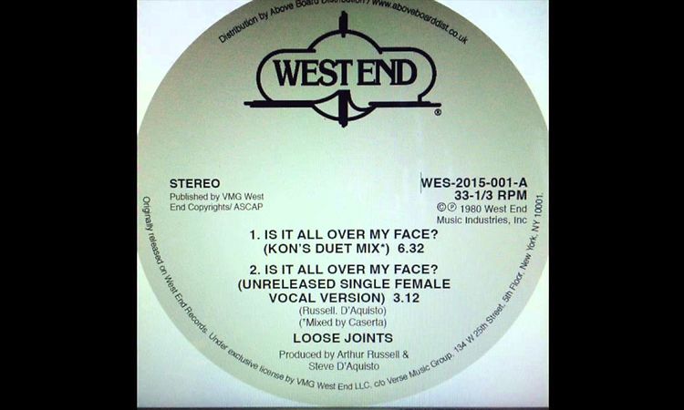 Loose Joints - Is It All Over My Face (Kon Duet Mix)