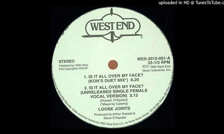 Loose Joints - Is It All Over My Face (Unreleased Single Female version)