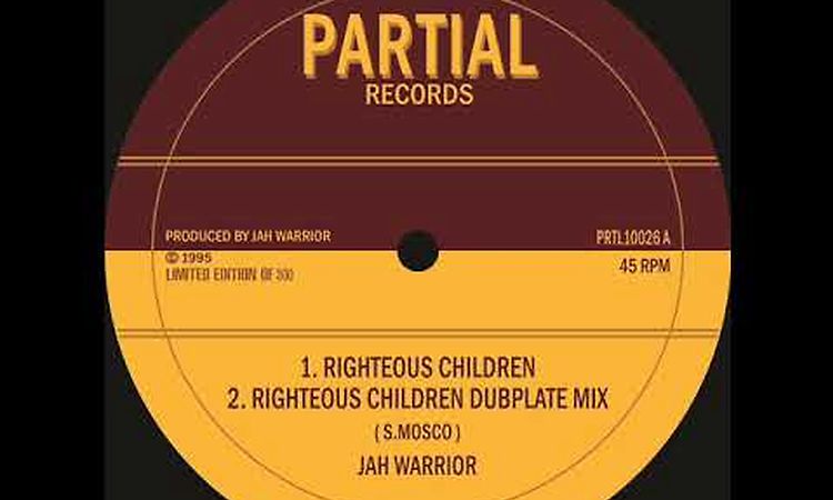 OUT SOON - Jah Warrior - Righteous Children - Partial 10 PRTL10026