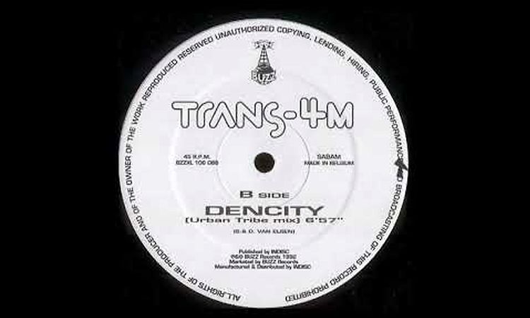 Trans 4M ‎– Dencity (Urban Tribe Mix) 1992