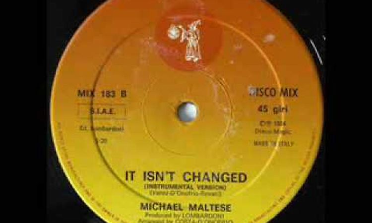 Michael Maltese - It Isn't Changed (Instrumental) (1984)