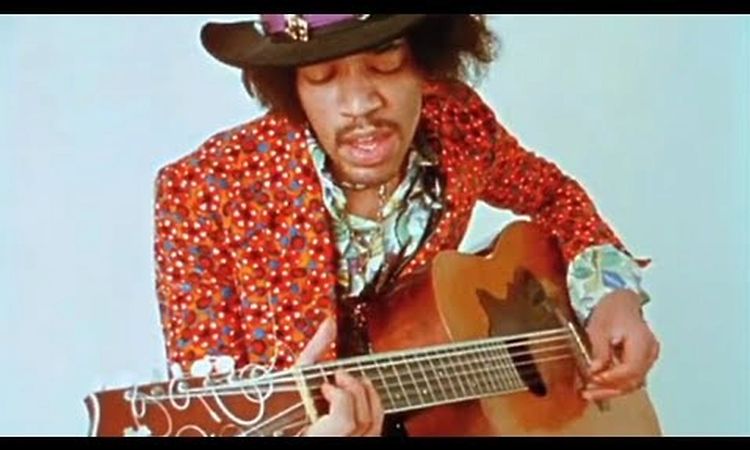 Jimi Hendrix On An Acoustic Guitar(Only known 2 videos RARE)