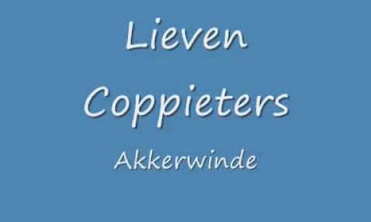 Lieven Coppieters -Akkerwinde.wmv