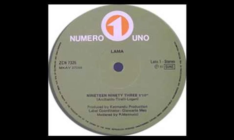 DISC SPOTLIGHT: “Nineteen Ninety Three” by Lama (1983)