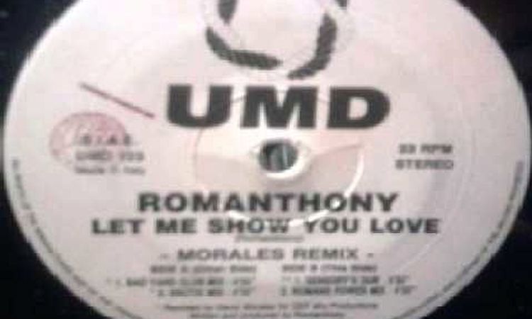 Romanthony -- Let Me Show You Love (Morales Erotic mix)