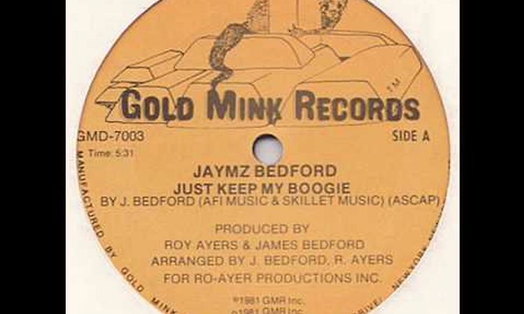 [Boogie Down] James Bedford - Just Keep My Boogie