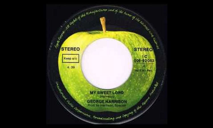 1970 - George Harrison - My Sweet Lord (7 Single Version)