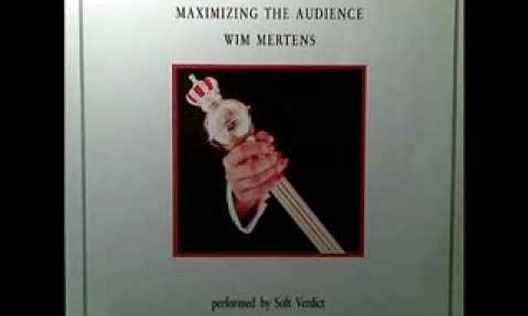 Wim Mertens Performed By Soft Verdict ‎- Maximizing The Audience