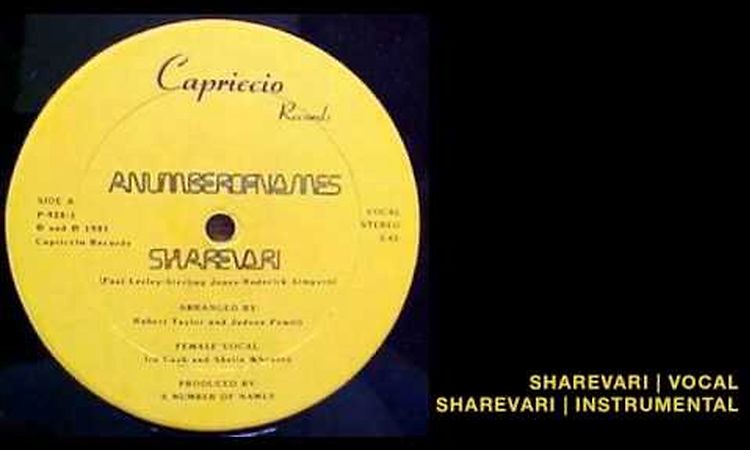 A Number Of Names -- Sharevari 12''