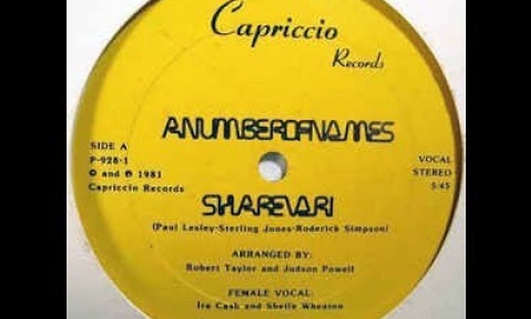 A Number Of Names - Sharevari Instrumental (Original Mix 1981)