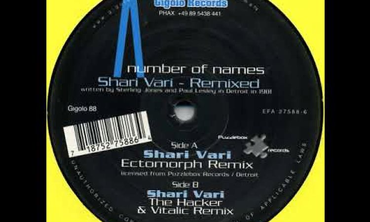 A Number Of Names - Shari Vari (The Hacker & Vitalic Remix) Shari Vari - Remixed EP