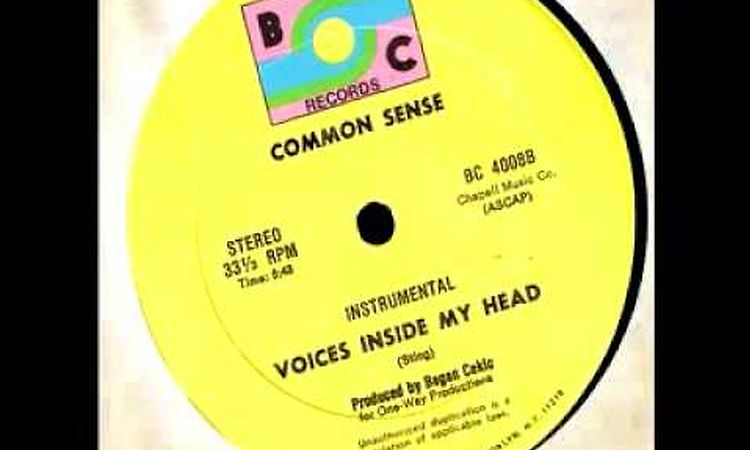 Common Sense - Voices Inside My Head - BC 4008