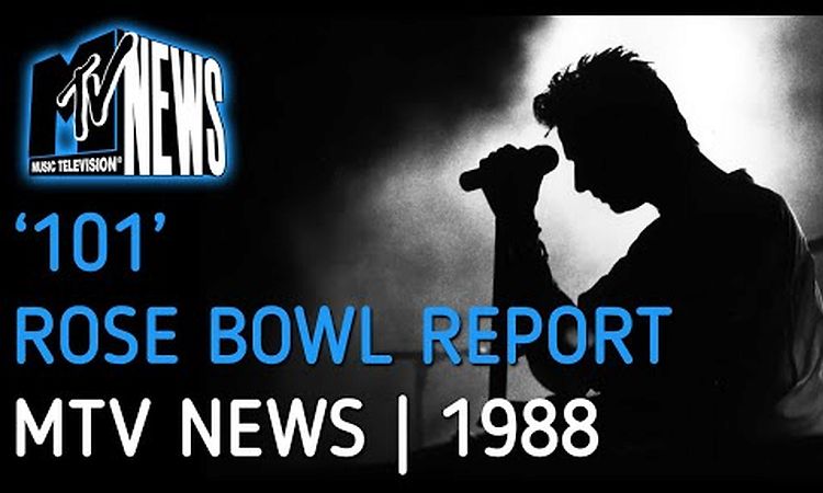 Depeche Mode | '101' Rose Bowl report | MTV News - Week In Rock | 1988