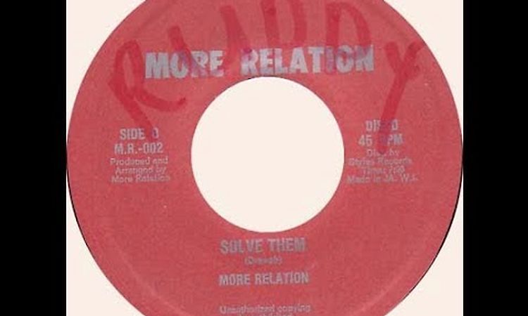 More Relation - Solve Them