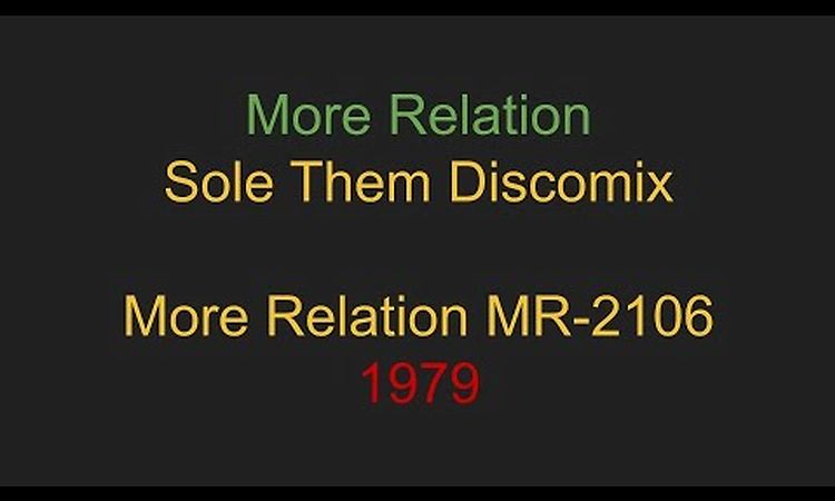 More Relation- Solve Them discomix