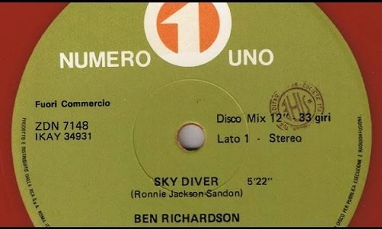 Ben Richardson - Sky diver [12 disco mix] 1979