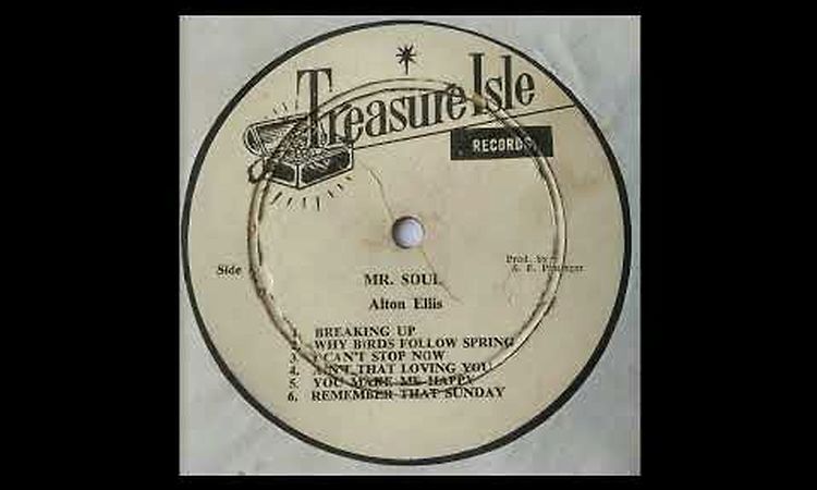 Alton Ellis - I Can't Stop Now - Treasure Isle LP Mr Soul Of Jamaica 1968