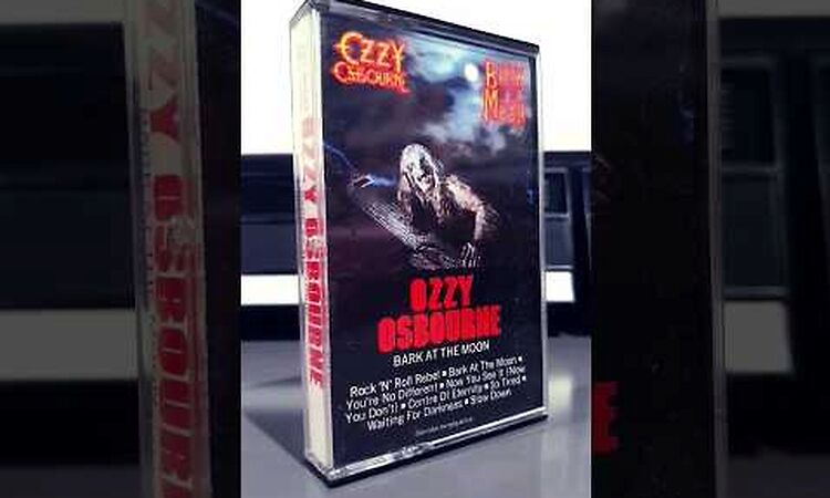 Ozzy Osbourne - Bark At The Moon Cassette Tape 1983! #metal #rock #music #retro #ozzyosbourne #ozzy