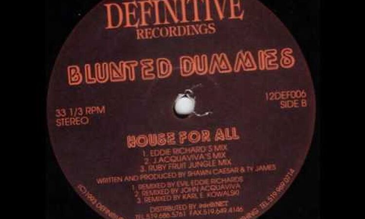 Blunted Dummies ‎ House for All Ruby Fruit Jungle Mix