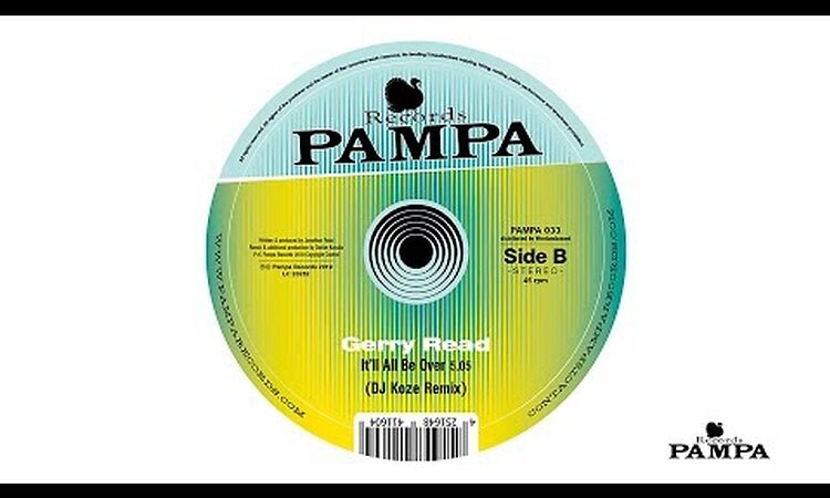 Gerry Read - It'll all be over (DJ Koze Remix) (PAMPA033)