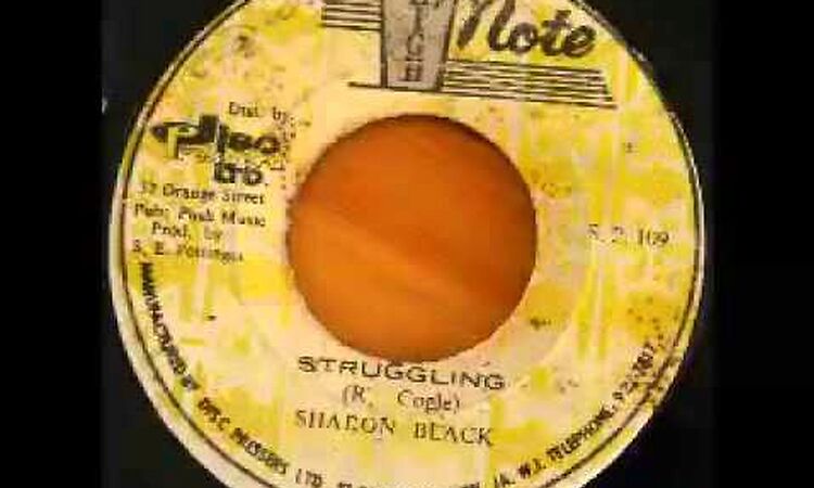 SHARON BLACK + ALL STAR BAND - Struggling + struggling dub (1977 Highnote)