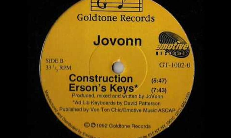 Jovonn - Erson's Keys (Goldtone 1992)