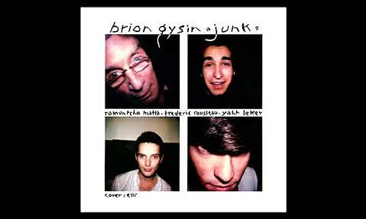 BRION GYSIN Junk From JUNK (1985) - OUT ON WEWANTSOUNDS