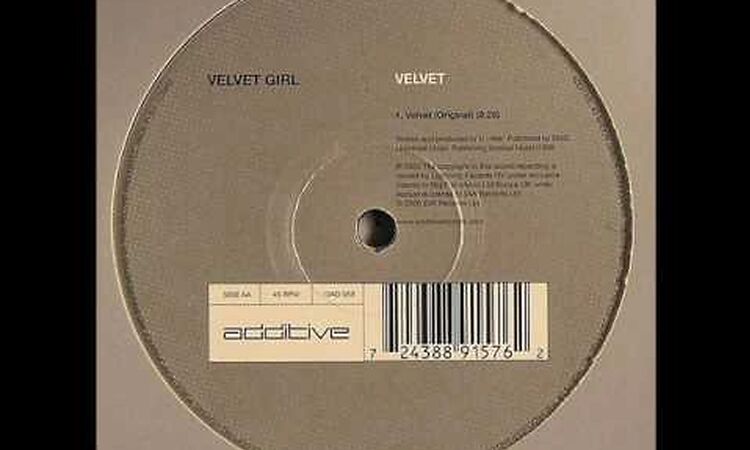 Velvet Girl - Velvet (Original Mix)