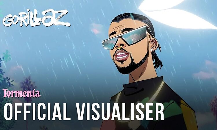 Gorillaz - Tormenta ft. Bad Bunny (Official Visualiser)