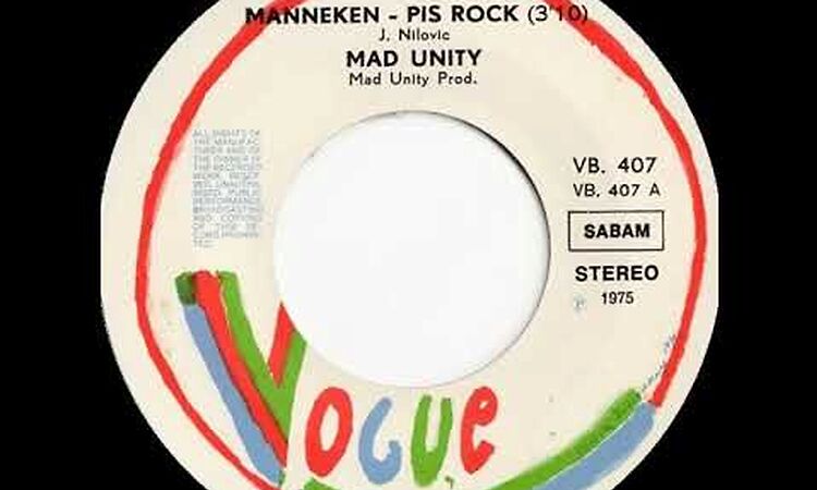 Mad Unity & Janko Nilovic "Manneken-Pis rock" 1975 Vogue