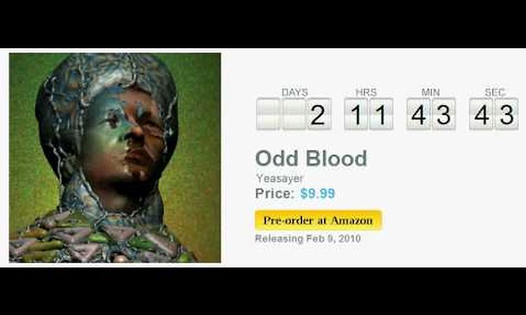 Yeasayer - Odd Blood Countdown