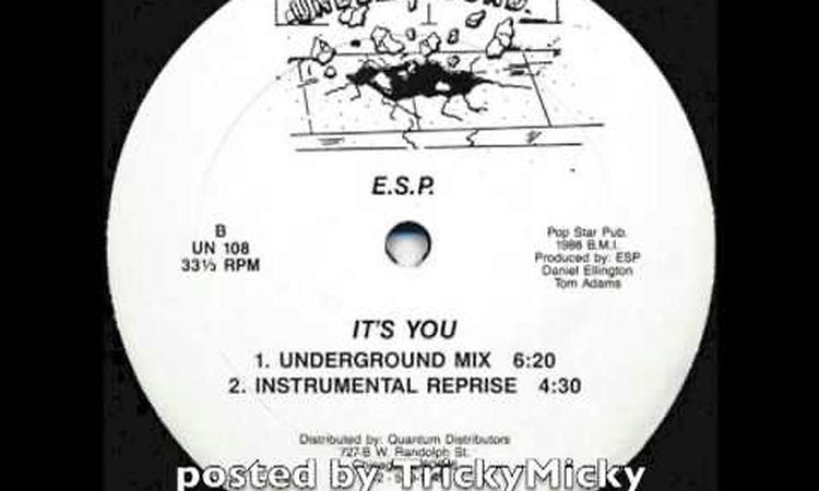 [1986] E.S.P. ‎- It's You (Instrumental Reprise)